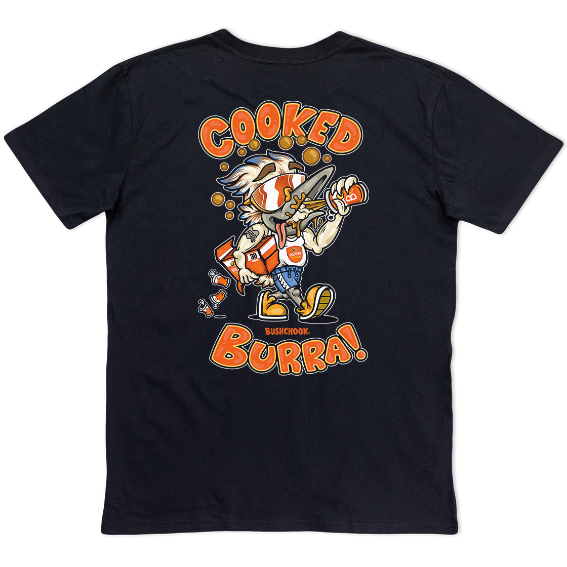 Cooked Burra Tee Black