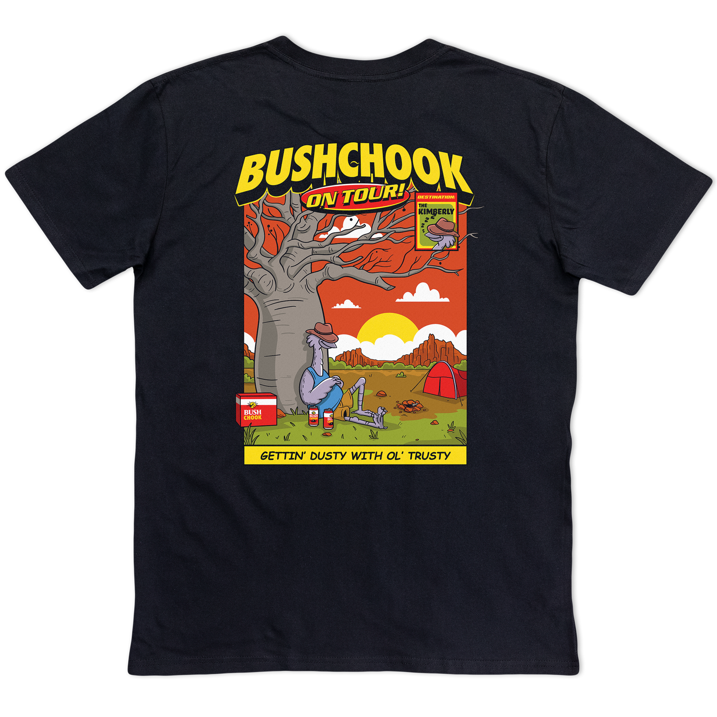 Chooks On Tour: Kimberley Tee Black