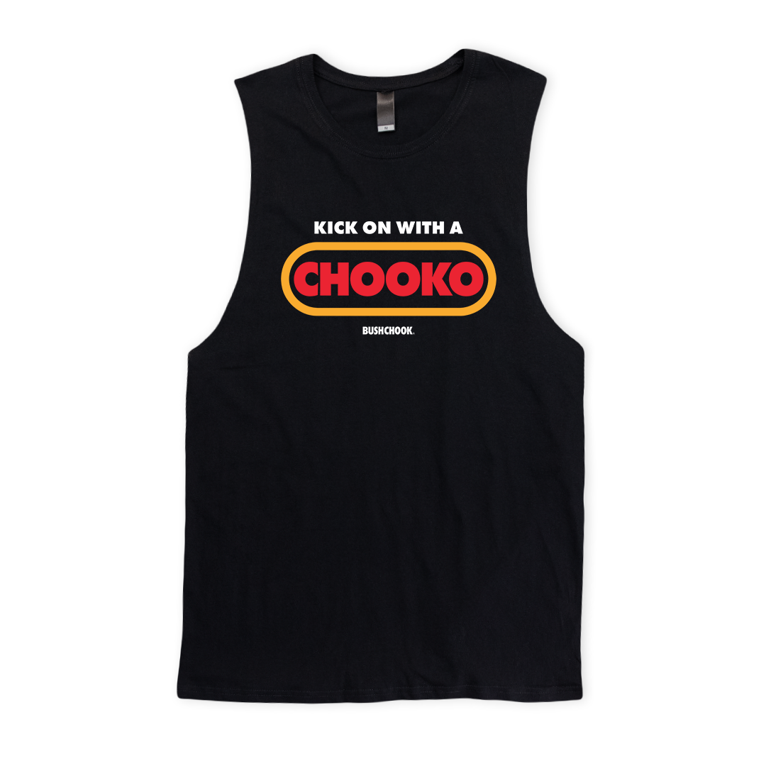 Chooko Muscle Tee Black
