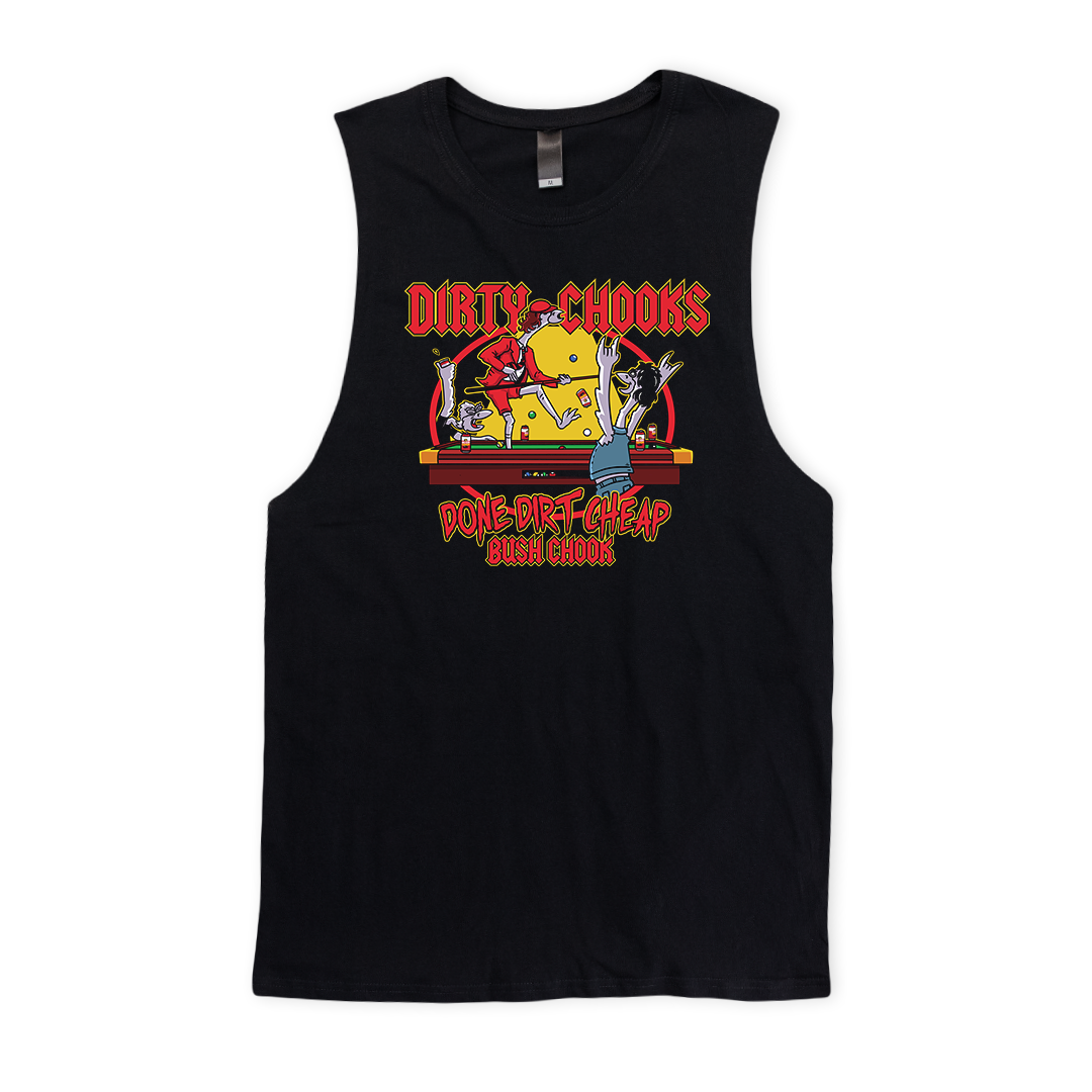 Dirty Chooks Muscle Tee Black