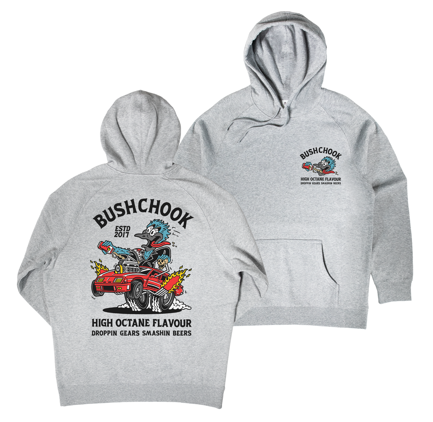 High Octane Hoodie Grey