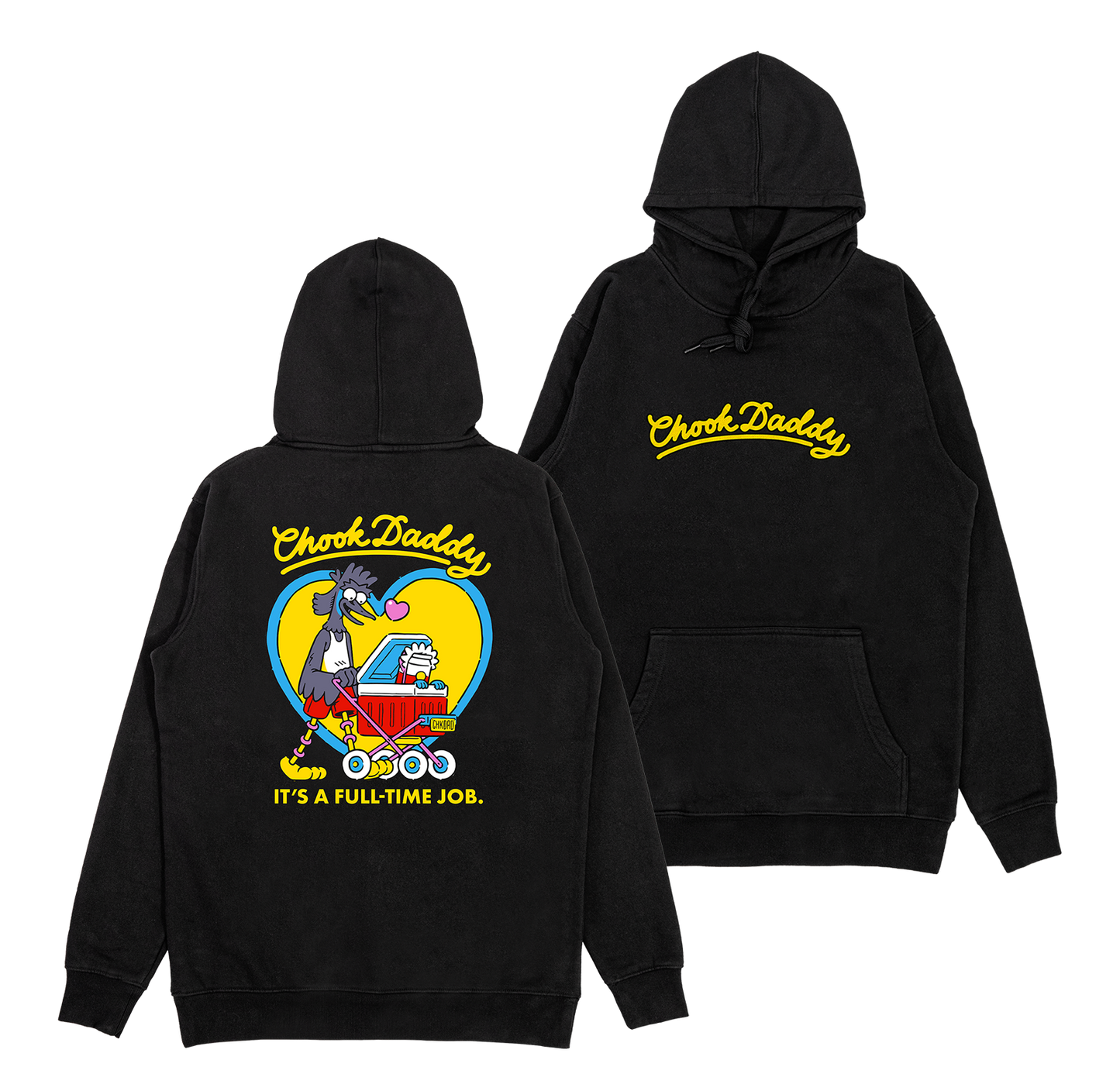 Chook Daddy Hoodie V2 Black