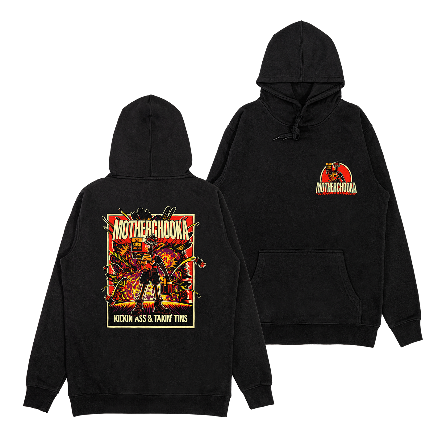 Motherchooka Hoodie Black