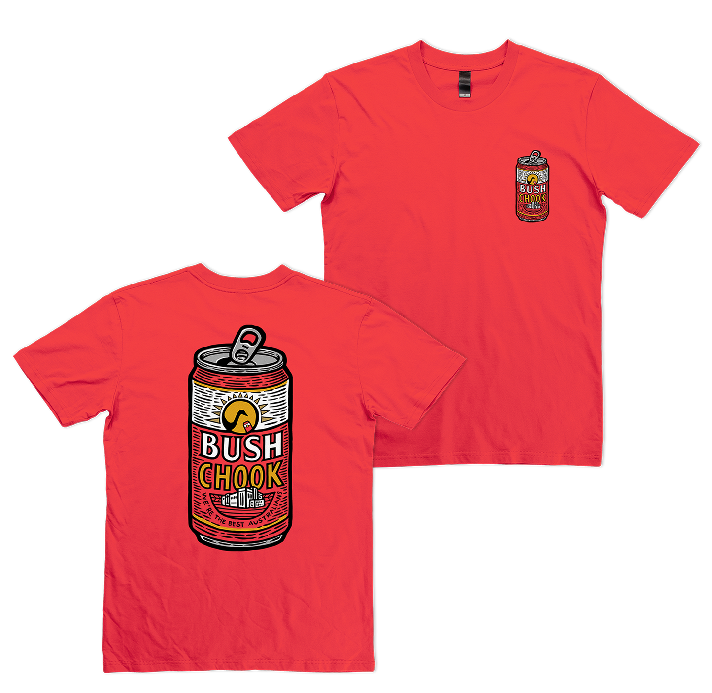Chook Relief Tee Red
