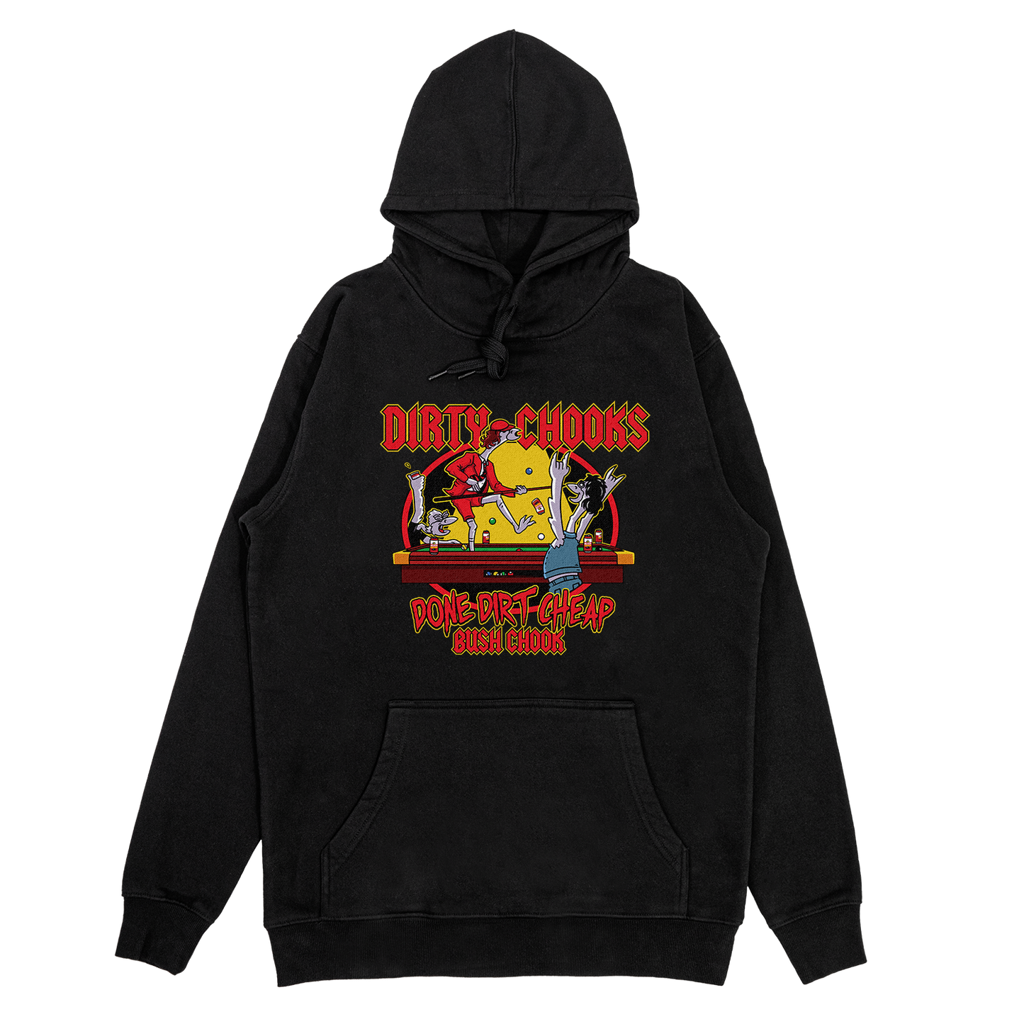 Dirty Chooks Hoodie Black