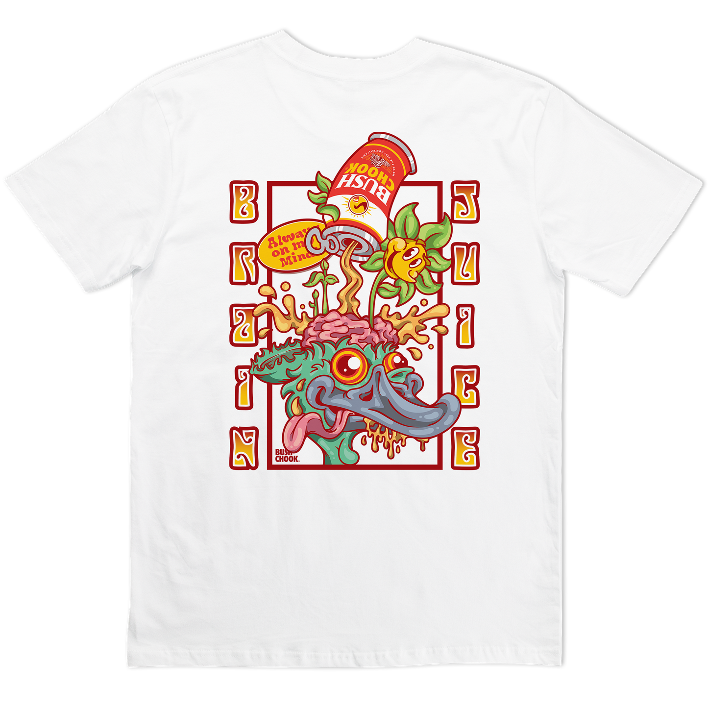 Brain Juice Tee White