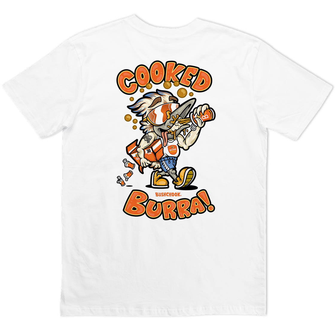 Cooked Burra Tee White