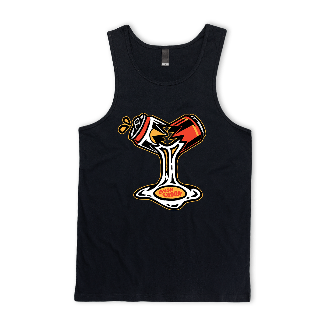 Bad Egg Singlet Black Singlet Bush Chook