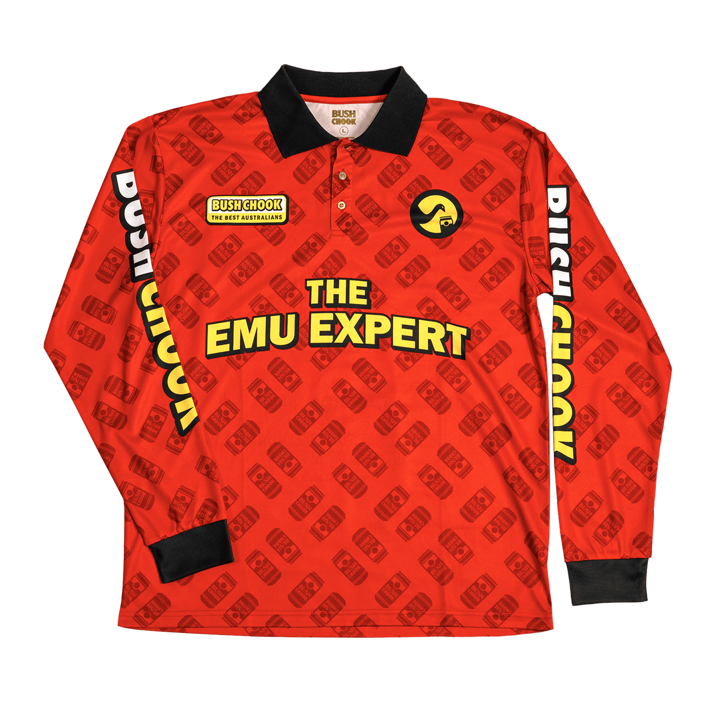 Bush Chook Emu Expert Fishing Jersey Fishing Jersey Bush Chook