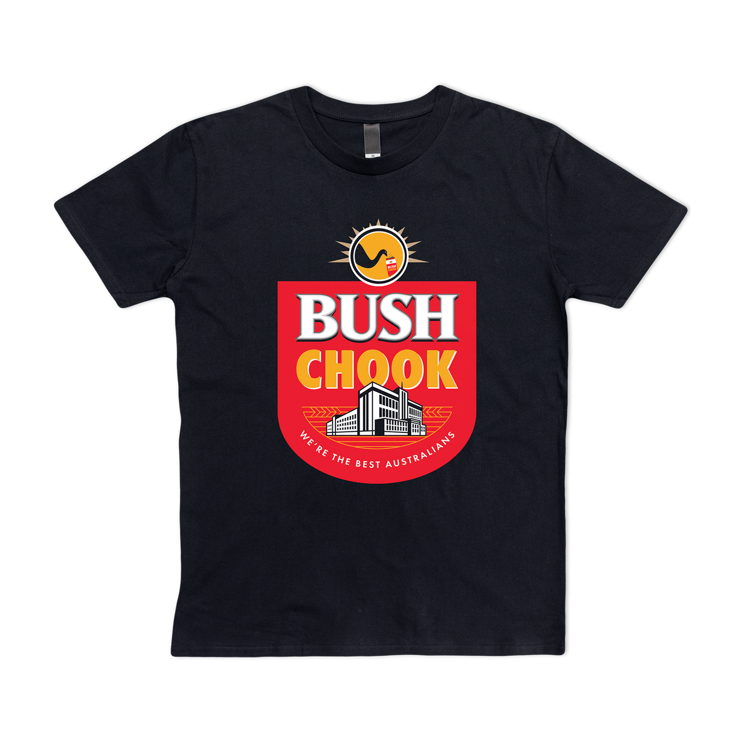 Bush Chook Tee Black T-Shirt Bush Chook