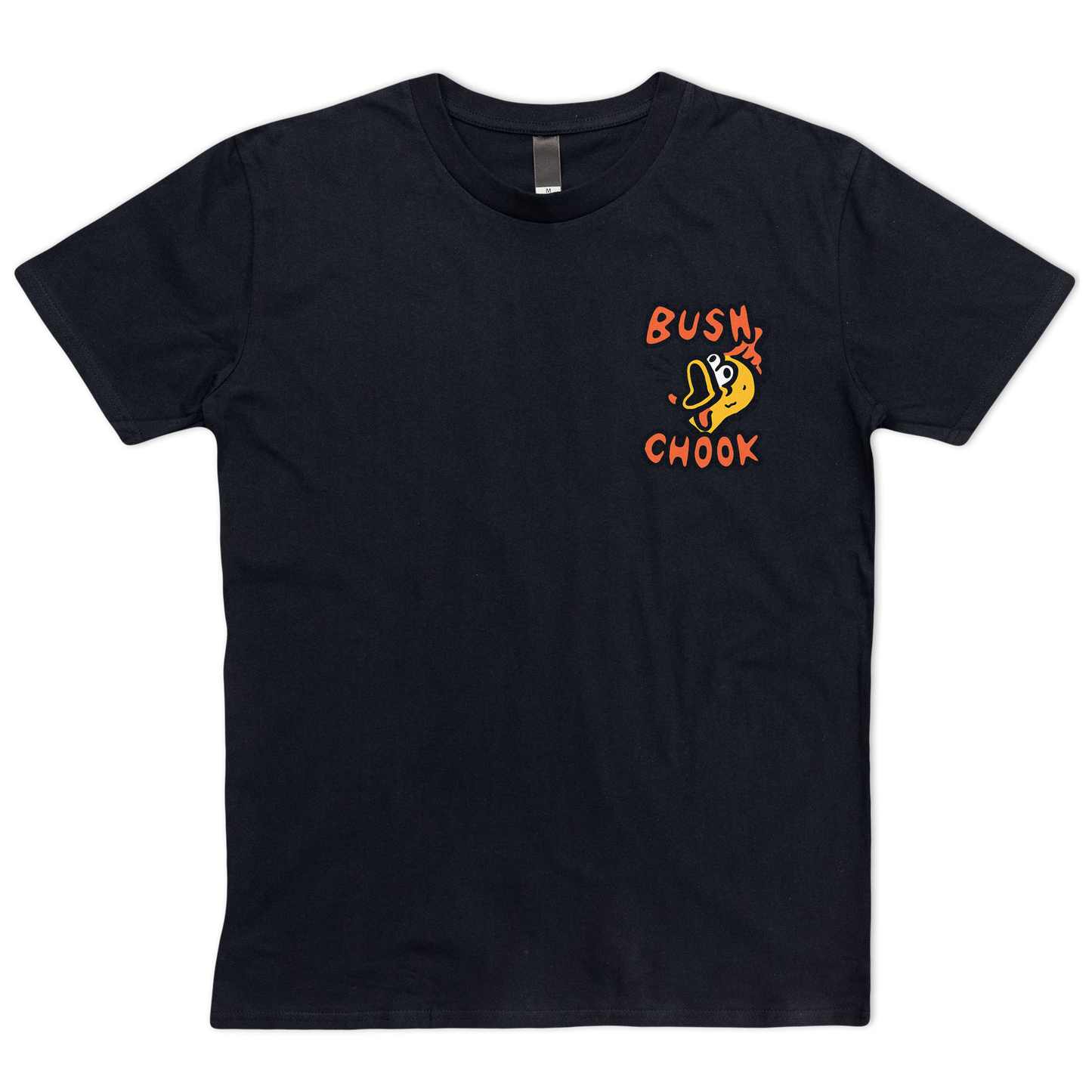 Chokin' The Chook Tee Black T-Shirt Bush Chook