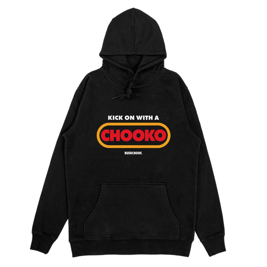 Chooko Hoodie Black Hoodie Bush Chook