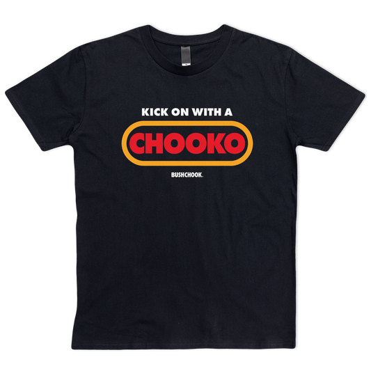 Chooko Tee Black T-Shirt Bush Chook