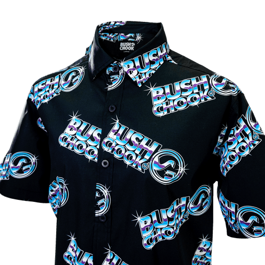 Chrome Chook Button-up Shirt Button-up Bush Chook
