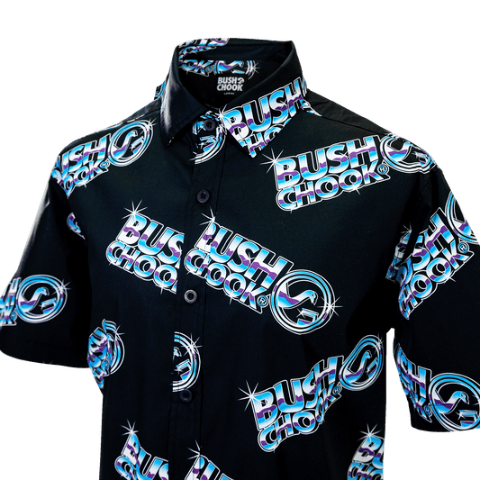 Chrome Chook Button-up Shirt Button-up Bush Chook