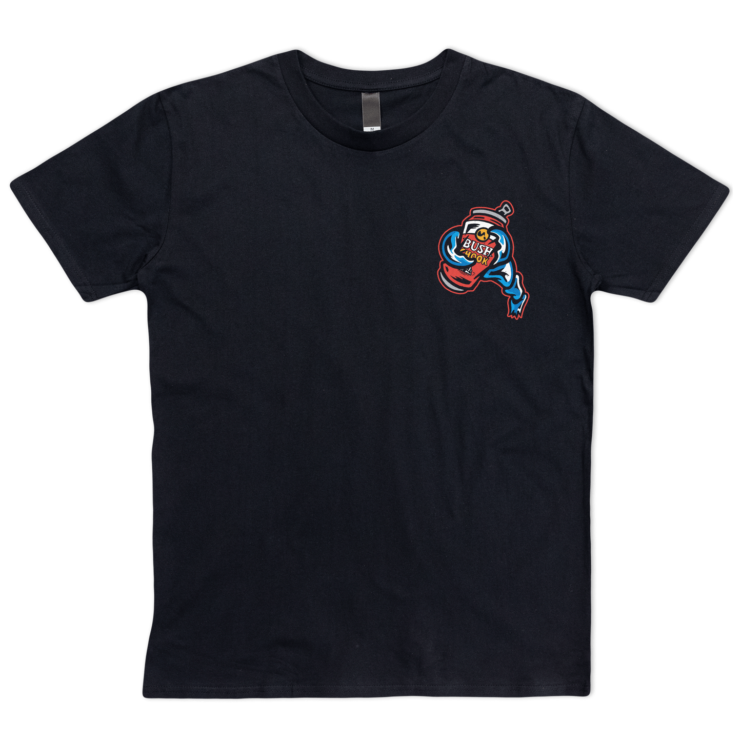 Crush'n Brews Tee Black T-Shirt Bush Chook