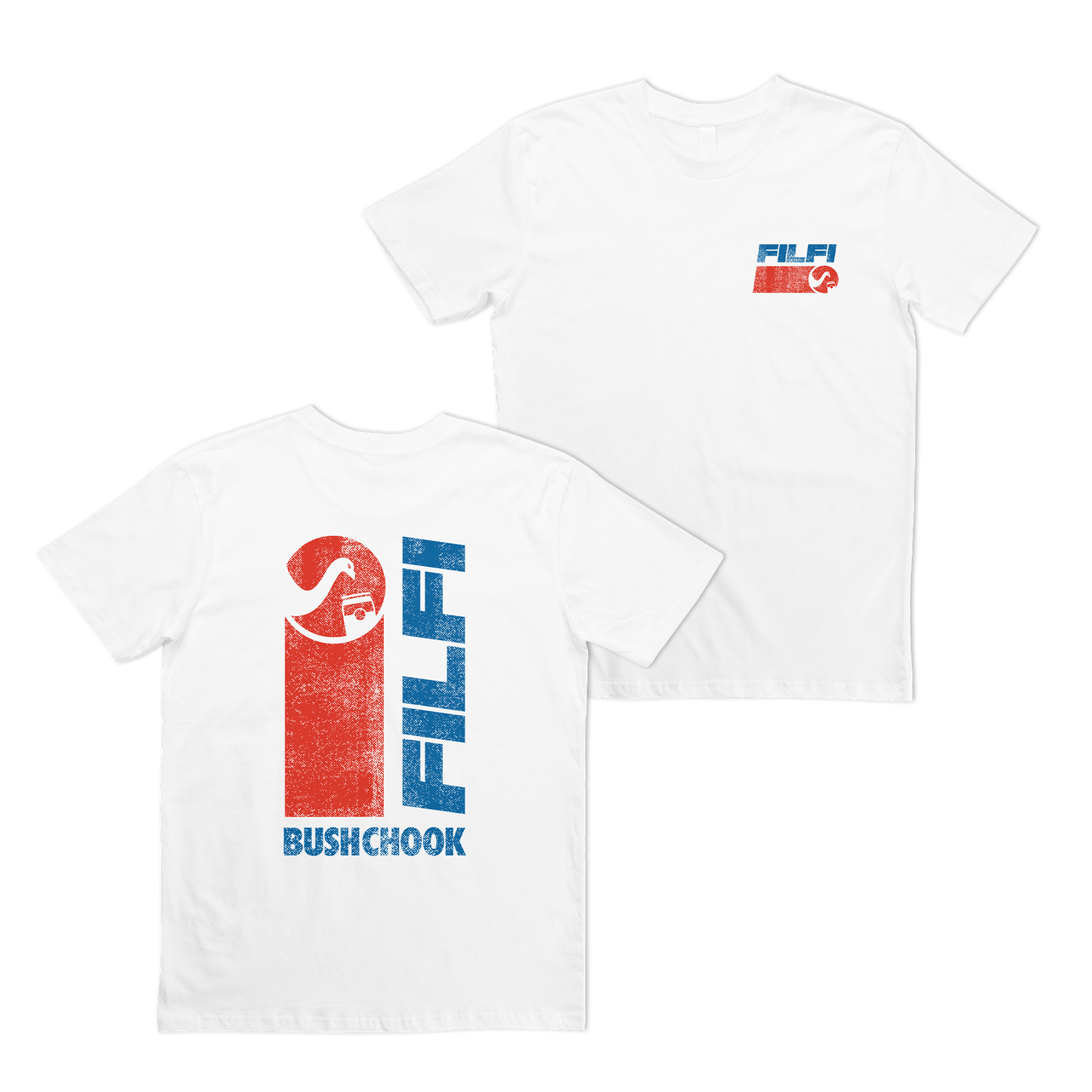 Filfi Tee White T-Shirt Bush Chook