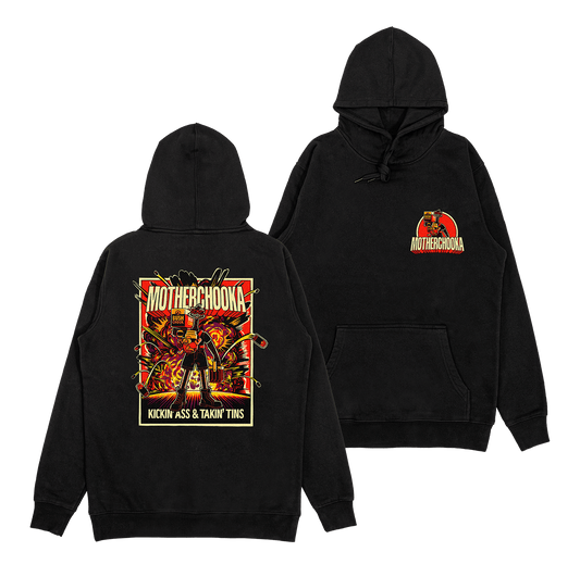 Motherchooka Hoodie Black Hoodie Bush Chook