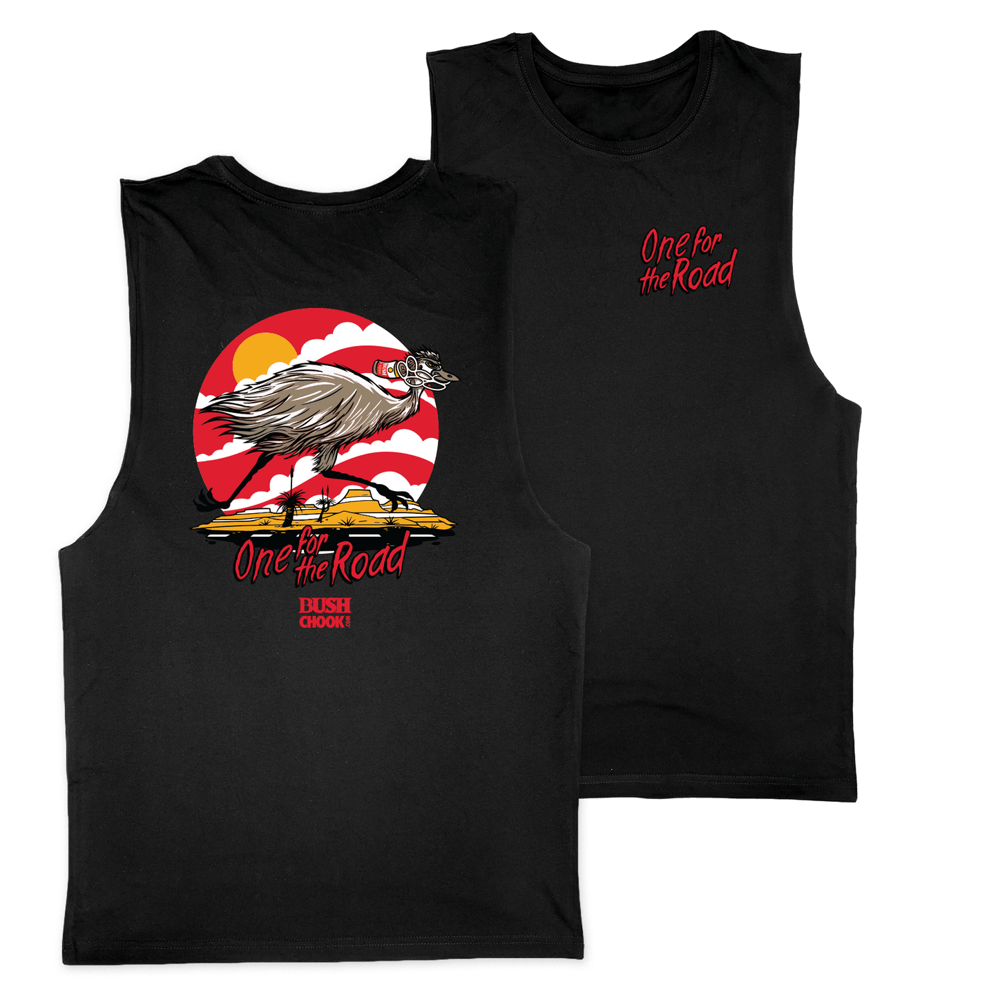 One for the Road Muscle Black Muscle Bush Chook