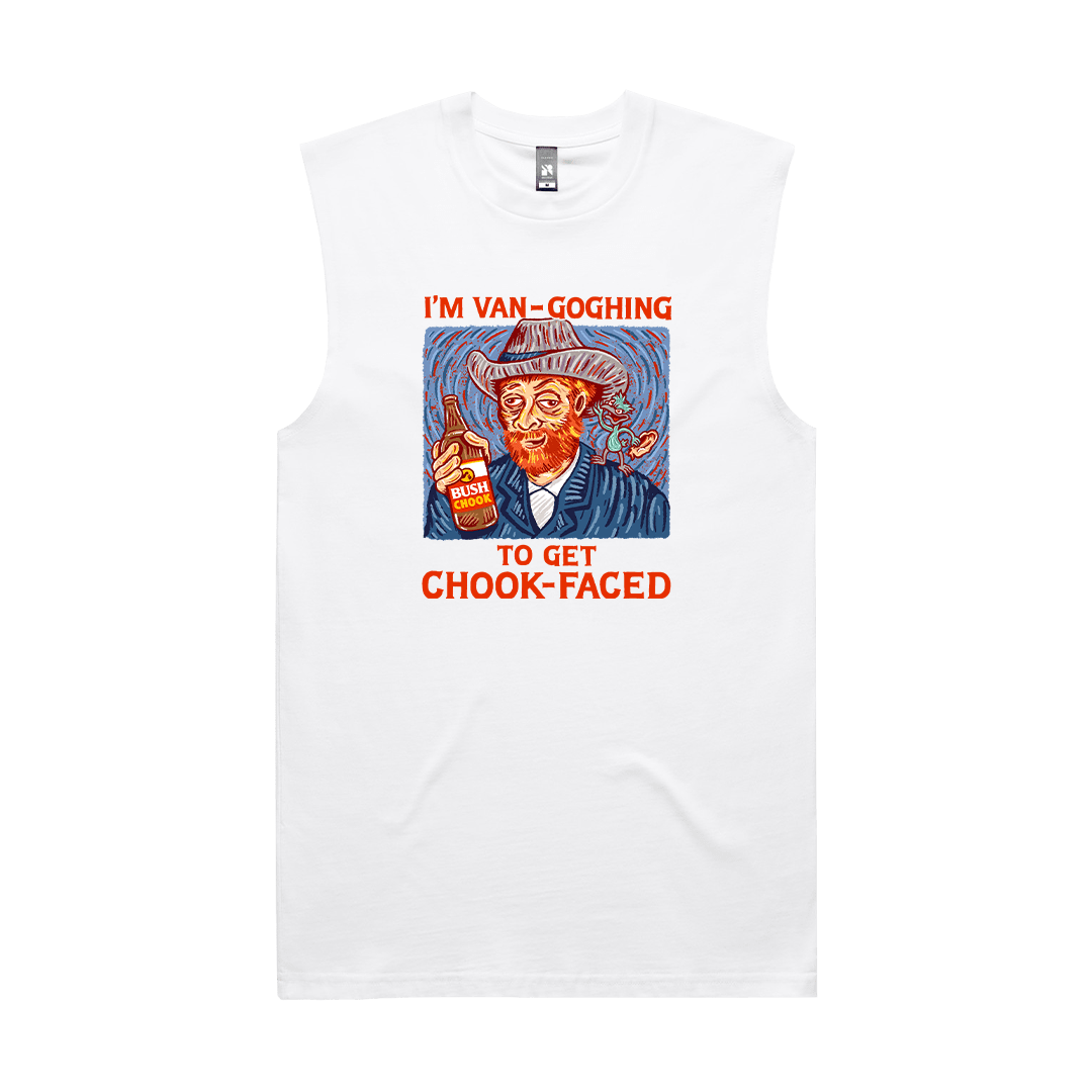 Self Portrait Muscle Tee White T-Shirt Bush Chook