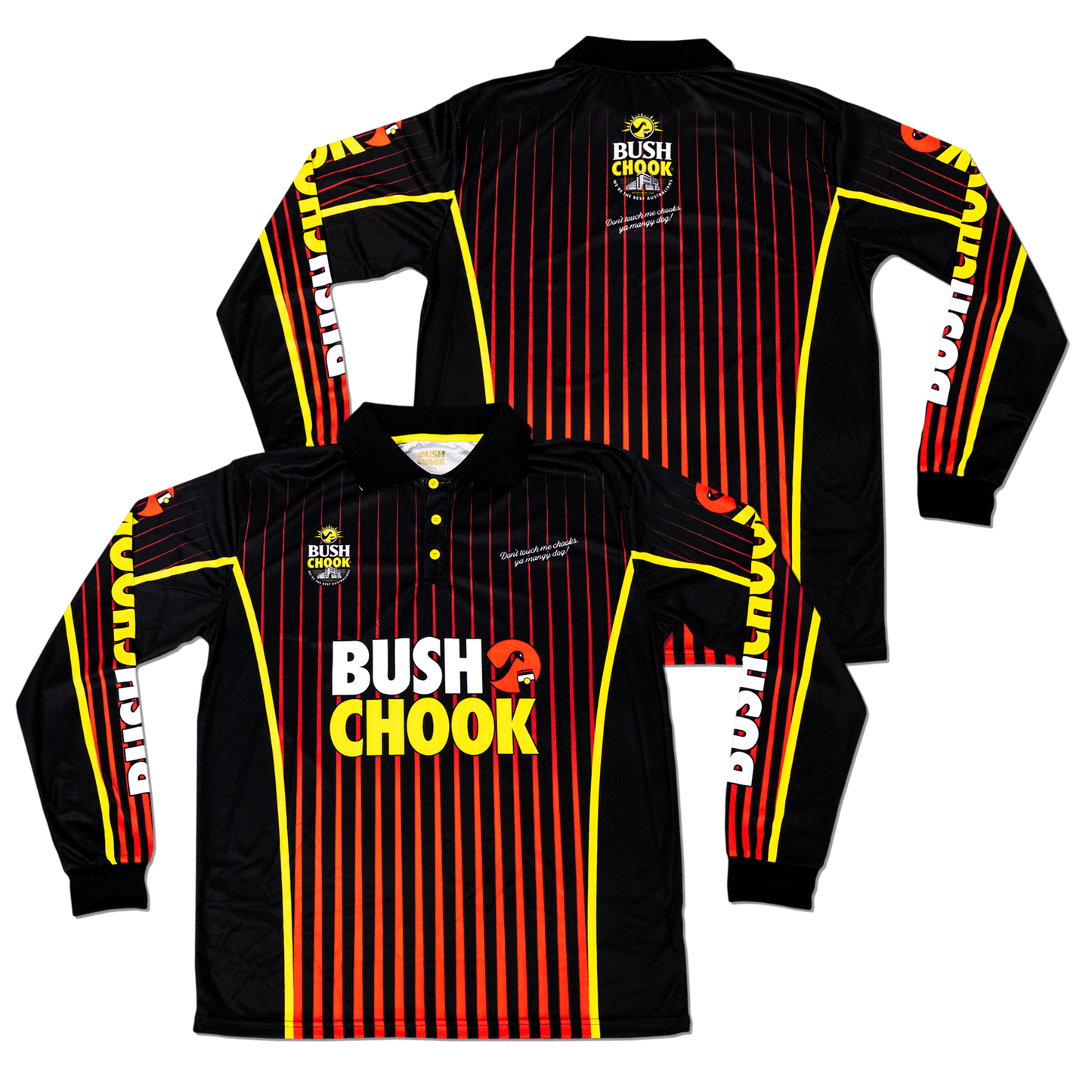 Super Chook Fishing Jersey Bush Chook