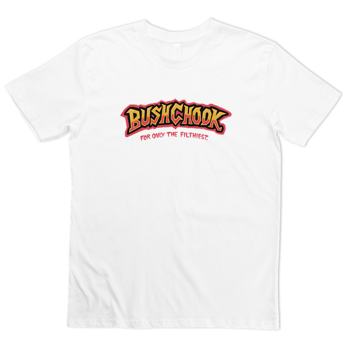 Tag Tee White T-Shirt Bush Chook