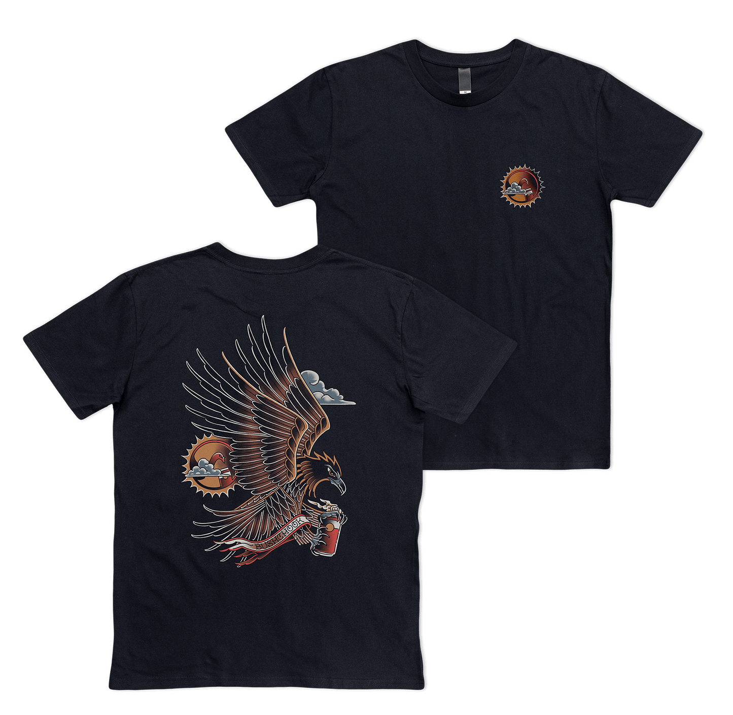 Tin Bird Tee Black T-Shirt Bush Chook