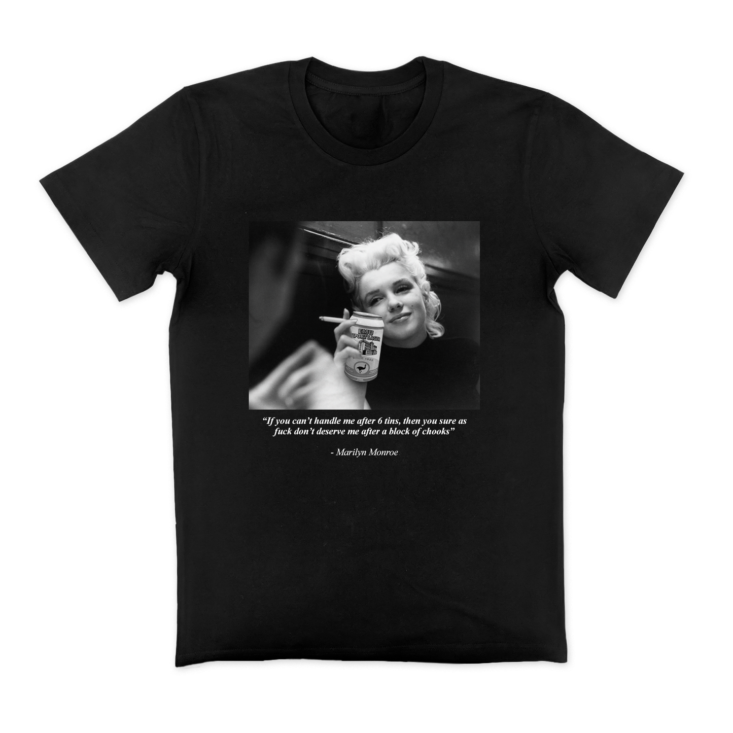 Monroe Chook Tee Black