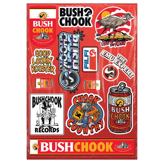 Bush Chook Sticker Sheet