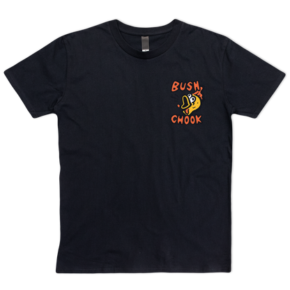 Chokin' The Chook Tee Black