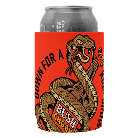 King Brown Stubby Cooler