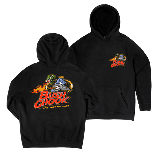 Brass Chook Hoodie Black
