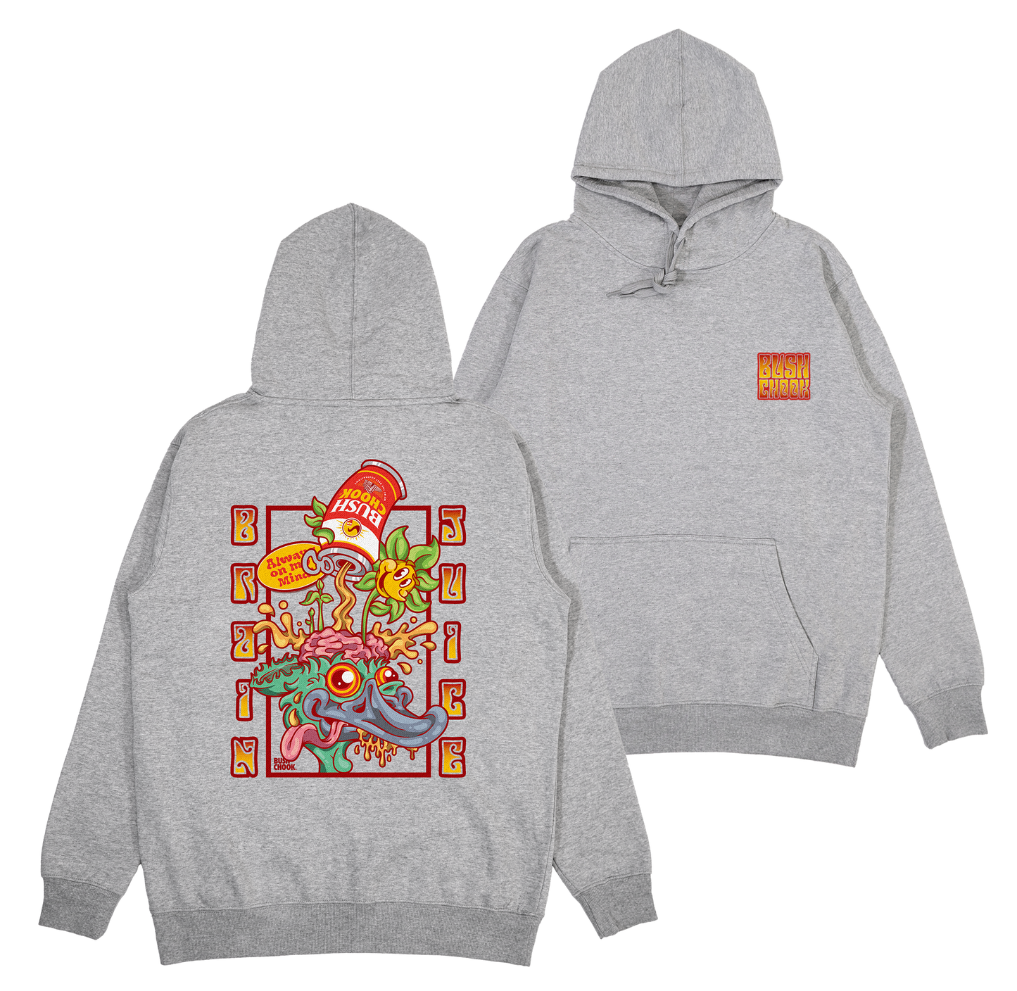 Brain Juice Hoodie Grey