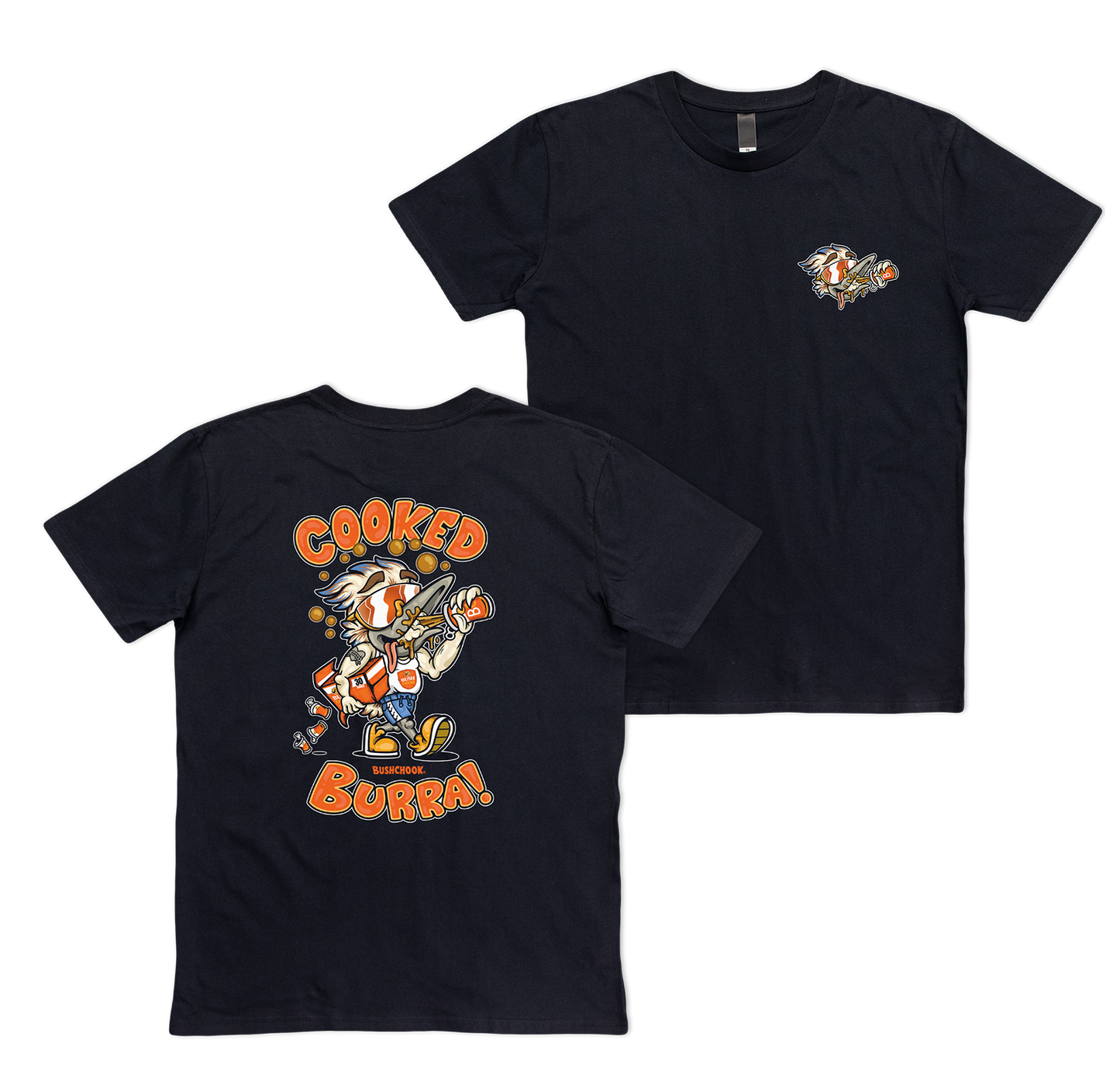 Cooked Burra Tee Black