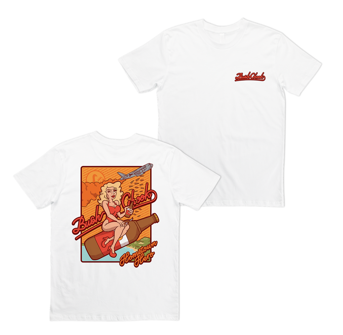 Hometown Hero Tee White