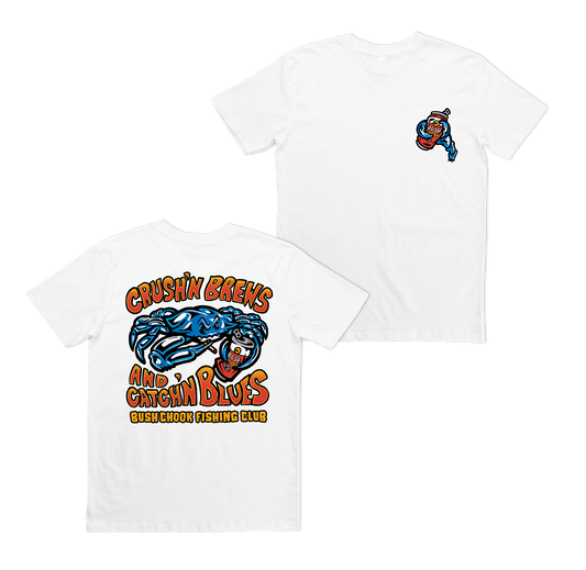 Crush'n Brews Tee White