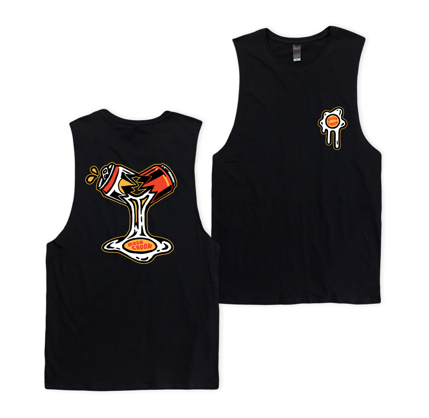 Bad Egg Muscle Tee Black