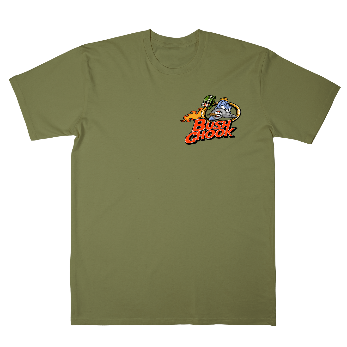 Brass Chook Tee Khaki