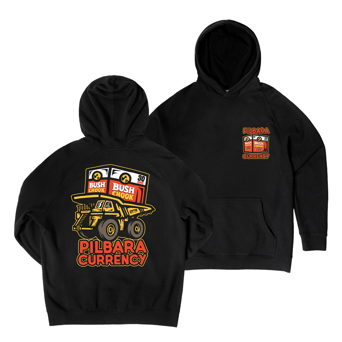 Pilbara Currency 2 Hoodie Black