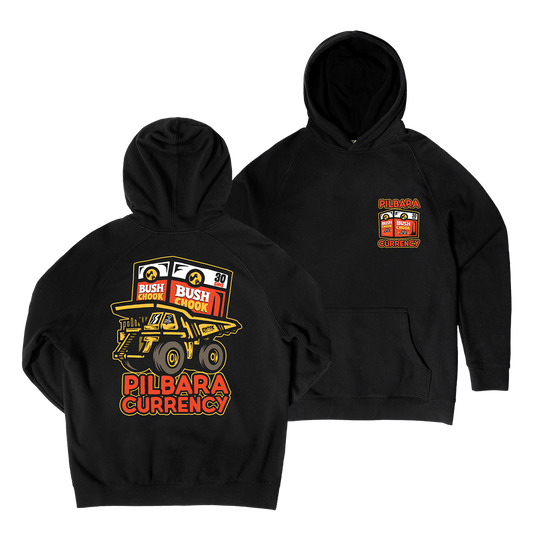 Pilbara Currency 2 Hoodie Black