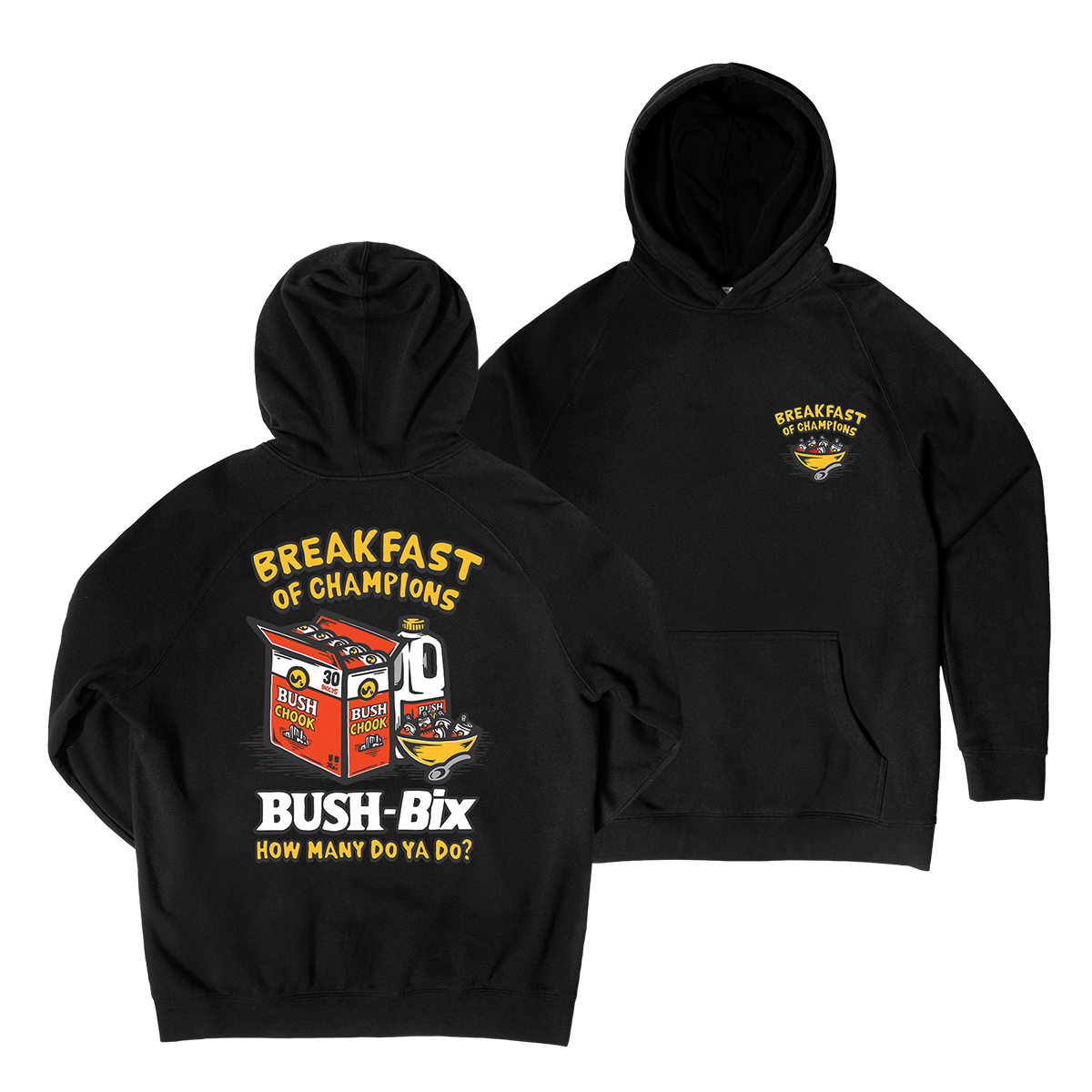 Bush Bix Hoodie Black