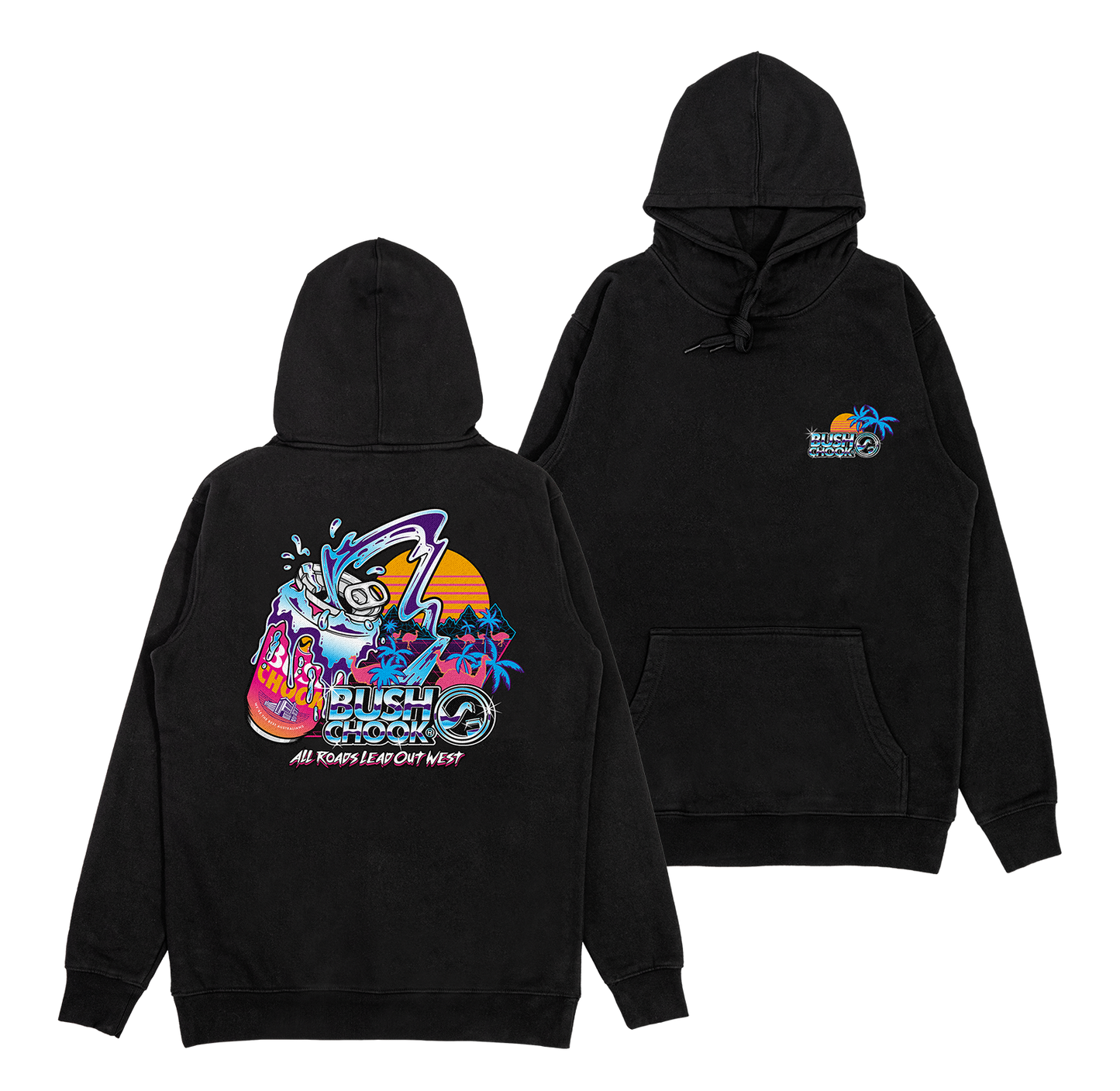 All Roads Hoodie Black