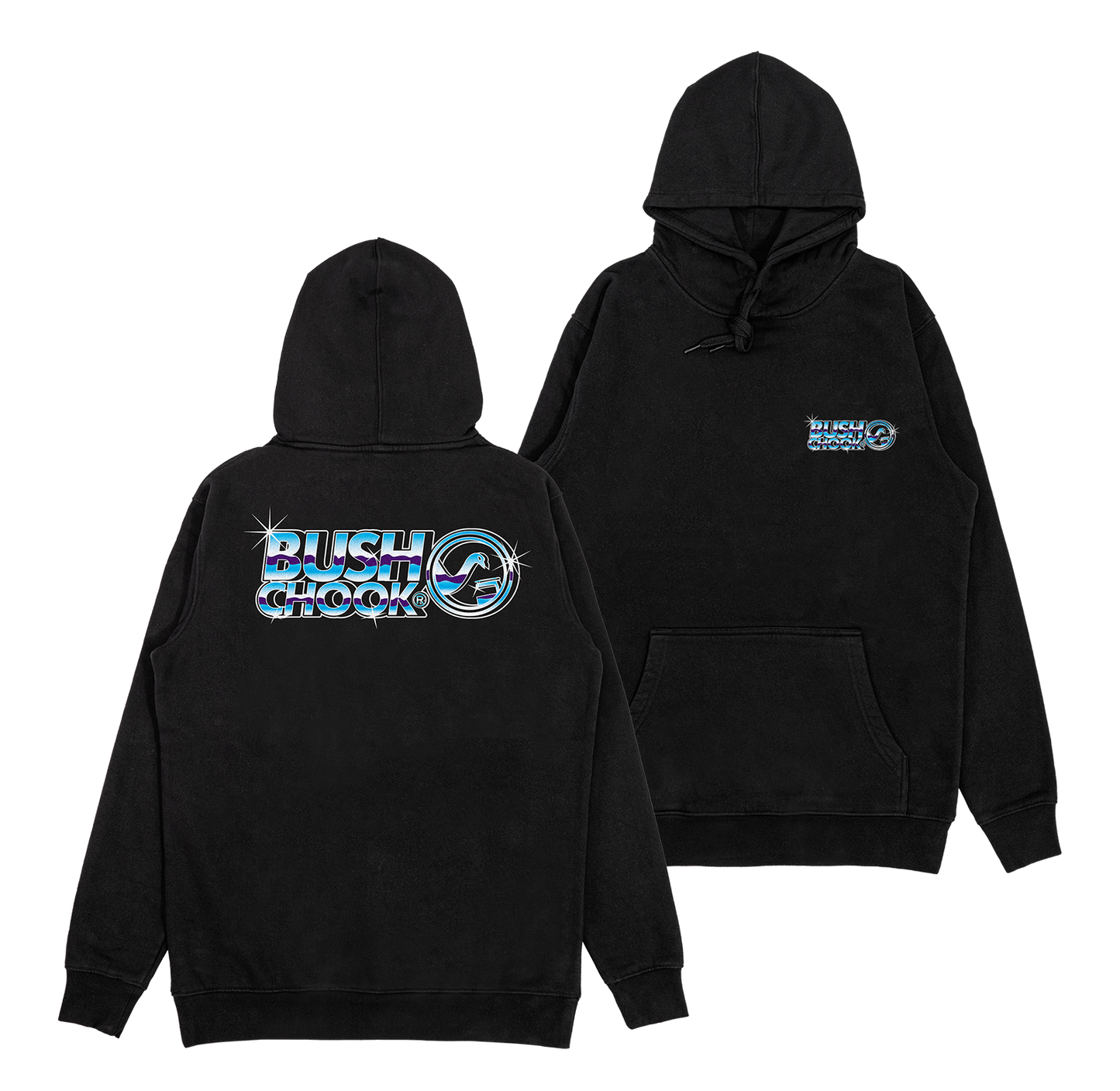 Chrome Chook Hoodie Black