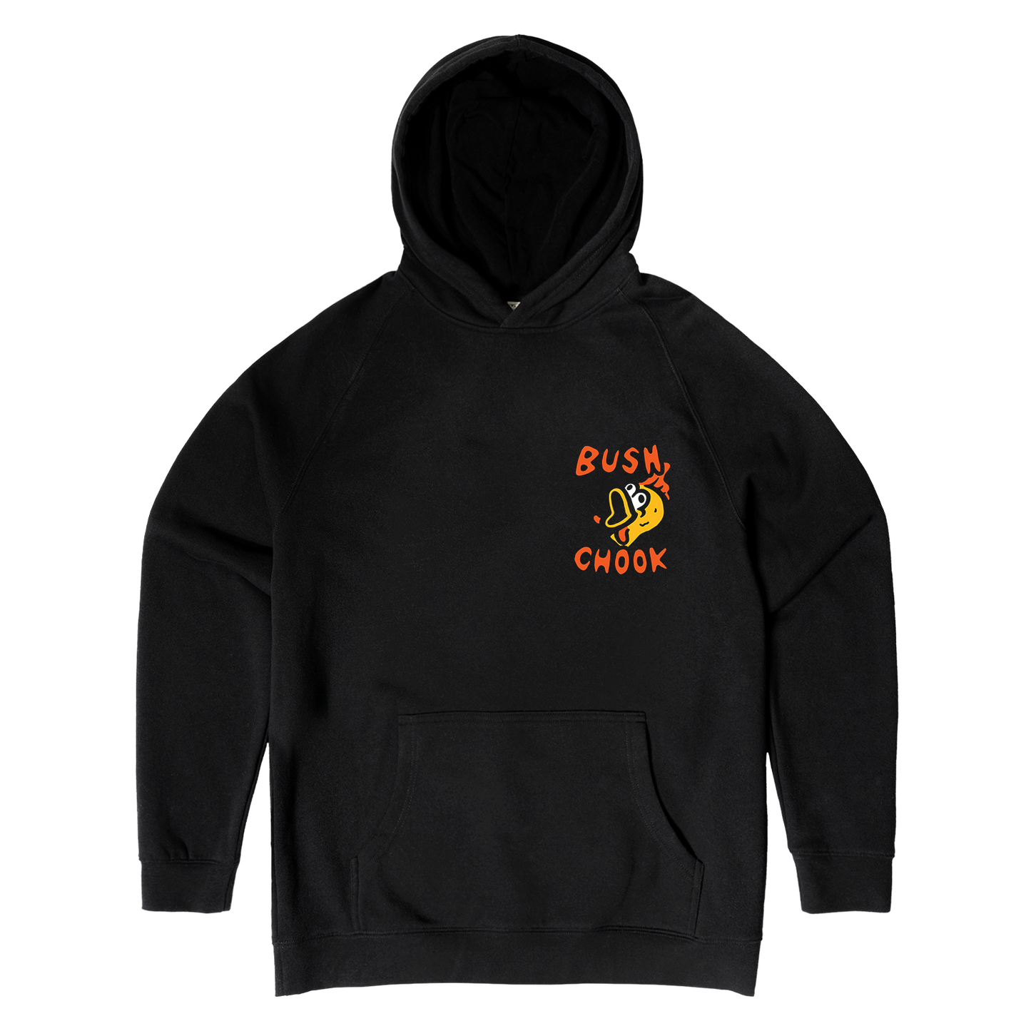 Chokin' The Chook Hoodie Black