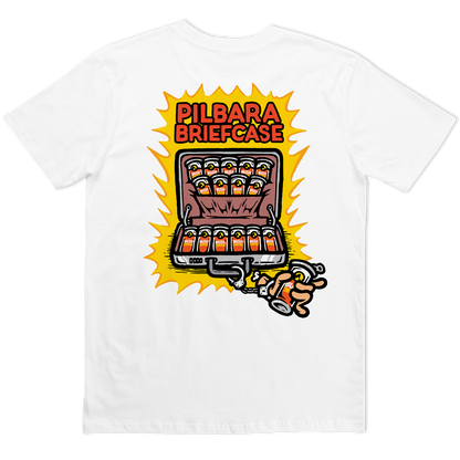 Pilbara Briefcase 2 Tee White