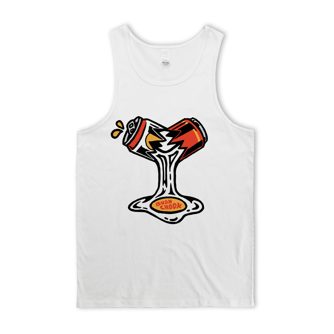 Bad Egg Muscle Tee White