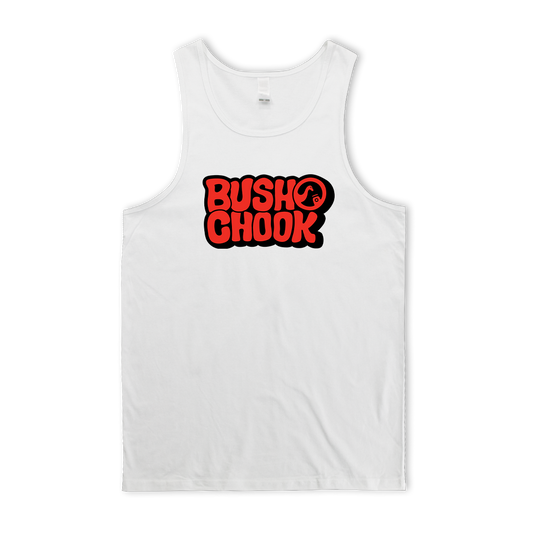 Laxed Logo Singlet White