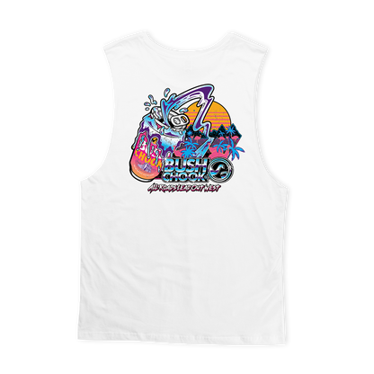 All Roads Muscle Tee White