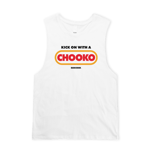 Chooko Muscle Tee White