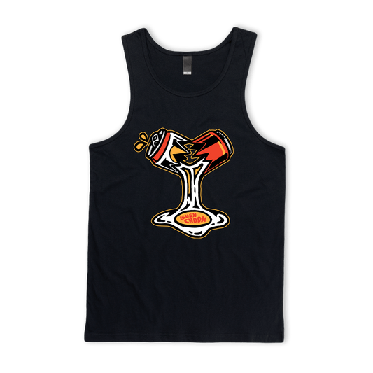 Bad Egg Singlet Black Singlet Bush Chook